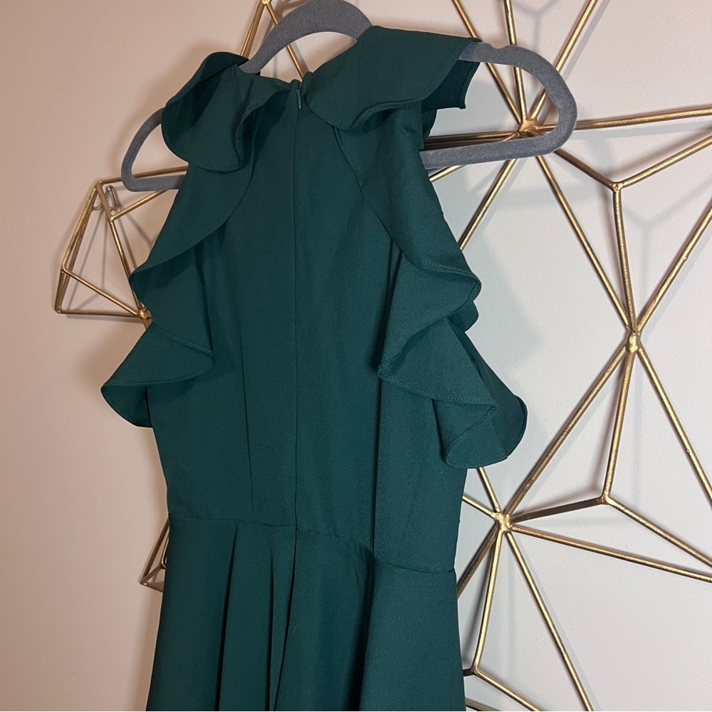 Altar'd State Emerald Ruffle Mini Dress - Picture 5 of 5